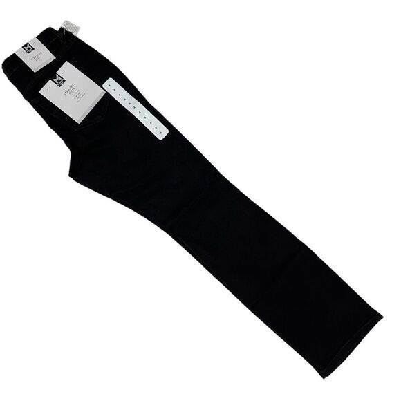 Member's Mark Women's Straight Jeans - Black Wash - Size 4 - Picture 11 of 13